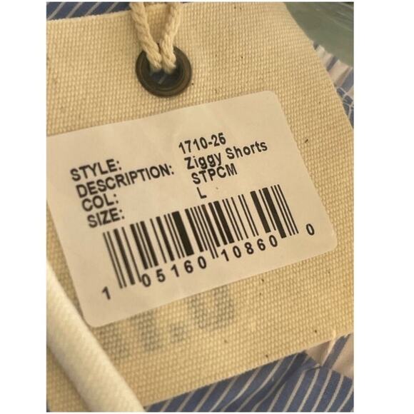 Ser.O.Ya Men's Ziggy Swim Trunk Shorts in Blue Stripe Combo Size L NWT - Picture 6 of 9